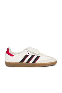 Кроссовки Samba Lt Adidas, Cloud White, Core Black, & Better Scarlet adio-mz335 | cloud white, core black, & better scarlet
