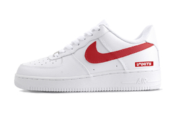 Nike Кроссовки Air Force 1 Infinity Low Top для скейтбординга унисекс красно-белые, цвет Red White cw2288-111（team34-无界） | red white