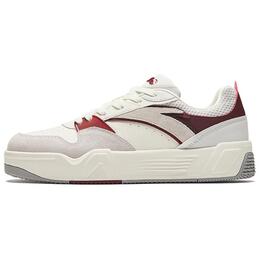 Anta C37 серия Легкие низкие скейтерские кроссовки с эффектом увеличения роста Мужские серо-бежево-красные цвет слоновая кость белый/песочный серый/темно-красный 912438037-5 | ivory white/sand gray/deep red