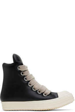 Черные кроссовки Hollywood Jumbolace Rick Owens 16870181 | black/milk/milk