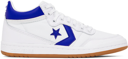 Бело-синие кроссовки CONS Fastbreak Pro Mid Top Converse 15498251 | white/blue/white