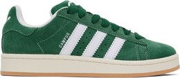 Зеленые кроссовки Campus 00-х Adidas, Dark green/Cloud white/Off white 16799551 | dark green/cloud white/off white