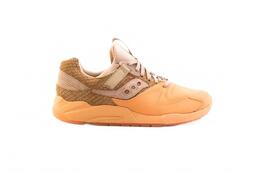 Мужские кроссовки Grid 9000 Ht в бежевом и оранжевом цвете Saucony 8623356674108 | tan / orange