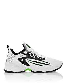 Лоу-топ кроссовки Plein Sport, белый 7952181657660 | white/greenfluo