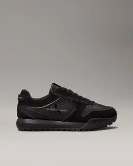 Мужские замшевые кроссовки для бега Calvin Klein, черный a52980109 | negro