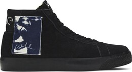 Кроссовки Nike Isle Skateboards x Blazer Mid SB 'Patch', черный cw2186 001 | black
