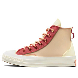Кроссовки chuck 70 high 'colorblock overlay - rhubarb pie' Converse, красный a05128c | red/brown