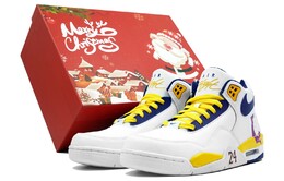 Кроссовки Nike Flight Legacy Vintage Basketball Shoes Men Mid-Top White bq4212-102(team113-紫金科比s-box)