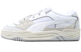 Кожаные кроссовки Puma 180 для скейтбординга унисекс, белый/серый 393288-01 | 白灰