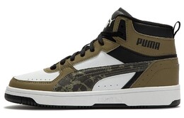 Кеды Puma Rebound Skateboarding Unisex, белый/темно-зеленый 391904-02