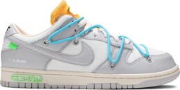 Кроссовки Nike Off-White x Dunk Low 'Lot 02 of 50', белый dm1602 115 | white