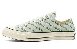 Кроссовки Chuck 70 Converse Low 'Scripted Signature Print - Green Oxide' 167699c