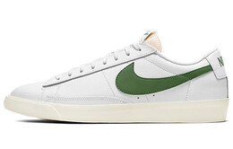 Кроссовки Nike Blazer Low Leather White Forest Green ci6377-108