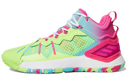 Кроссовки Adidas D Rose Son of Chi Godspeed Signal, зеленый/розовый gx2927