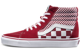 Кроссовки Vans SK8 Hi Red Mix Checker vn0a38gevk5