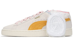 Кроссовки Puma Suede Classic XXI, белый/желтый 374915-25