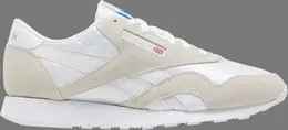 Кроссовки classic nylon 'white light grey' Reebok, белый 000125 | white
