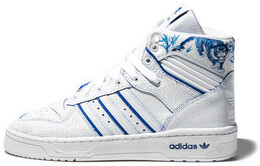 Кроссовки Adidas Rivalry Skateboarding Unisex, белый/синий ee9292