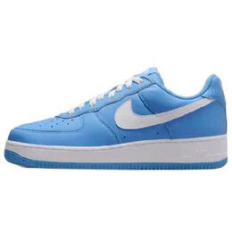 Кроссовки Nike Air Force 1 Low Retro QS, белый/голубой dm0576 400 | blue