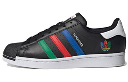 Кроссовки Adidas Originals Superstar 'Black Green Cloud White' fu9520
