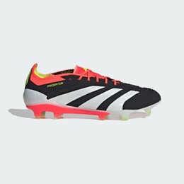 Кроссовки Adidas Predator 24 Elite Low Firm Ground Cleats, светло-серый/черный/ярко-розовый ie1802 | core black / cloud white / solar red