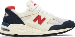 Кроссовки New Balance Teddy Santis x 990v2 Made in USA 'Navy Sea Salt', белый m990ta2 | white