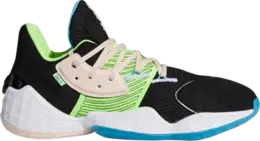 Кроссовки Adidas Harden Vol. 4 'Black Signal Green', черный fy0874 | black