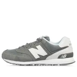 Кроссовки 574 серии светоотражающие New Balance, серый ml574cnc | gray/white