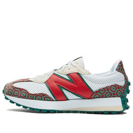 Кроссовки касабланка x 327 New Balance, хаки ms327caa | khaki/red/green