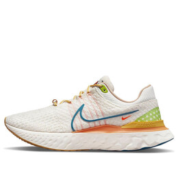 Кроссовки react infinity run flyknit 3 Nike, белый dv1744-141 | white/white/yellow/blue