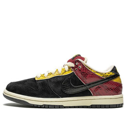 Кроссовки sb dunk low premium Nike, черный 313170-701 | black/brown/yellow