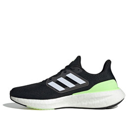 Кроссовки pureboost 23 широкие Adidas, черный if9657 | core black/cloud white/green spark