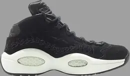 Кроссовки hall of fame x question mid 'black braid' Reebok, черный 000959 | black