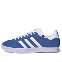 Кроссовки газель Adidas, синий gx2207 | blue/white