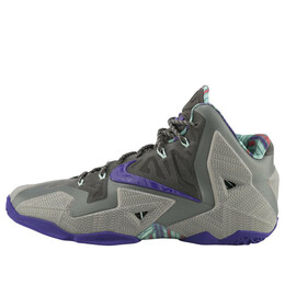 Кроссовки леброн 11 Nike, серый 616175-005 | grey/purple