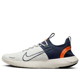 Кроссовки free run flyknit Nike, серый fb1276-004 | grey/white/blue