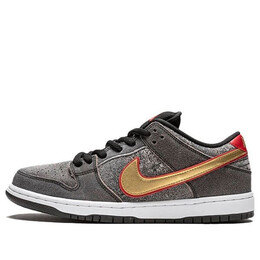 Кроссовки sb dunk low premium qs Nike, серый 504750-077 | grey/black
