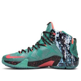 Кроссовки lebron 12 рождество Nike, зеленый 707558-363 | green/green