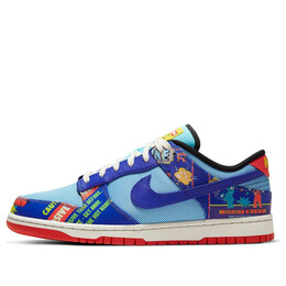 Кроссовки данк лоу Nike, синий dd8477-446 | blue/red