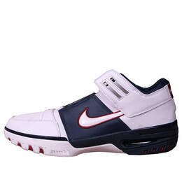 Кроссовки air zoom поколение low Nike, белый 308573-113 | white/blue/red