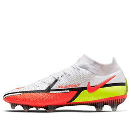 Кроссовки фантом gt2 elite df fg Nike, белый cz9889-167 | white/orange/black