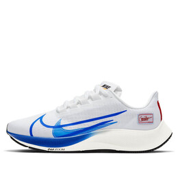 Кроссовки air zoom pegasus 37 премиум Nike, белый cq9908-100 | white/game royal-gym red-sail-black