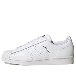 Кроссовки оригинальные superstar красные Adidas, красный h67744 | red/white