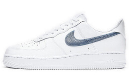 Кроссовки Nike Air Force 1 Low Pony Hair Snakeskin Midnight Turquoise cw7567-100