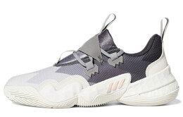 Кроссовки Adidas Trae Young 1, белый/серый/фиолетовый gy0302