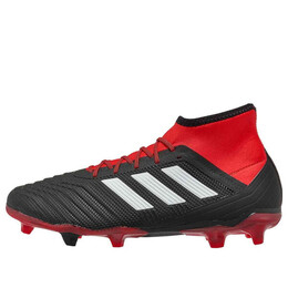 Кроссовки Predator 18.2 FG Adidas, черный db1999 | core black/cloud white/red