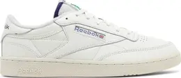 Кроссовки club c 85 'chalk bold purple' Reebok, белый gw5335 | white