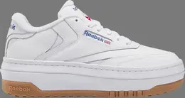 Кроссовки wmns club c extra 'white vector blue gum' Reebok, белый gz2424 | white