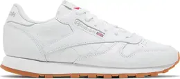 Кроссовки Reebok Wmns Classic Leather, белый/коричневый 49801 | white/brown