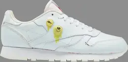 Кроссовки smiley x classic leather pump '50th anniversary' Reebok, белый gy1580 | white